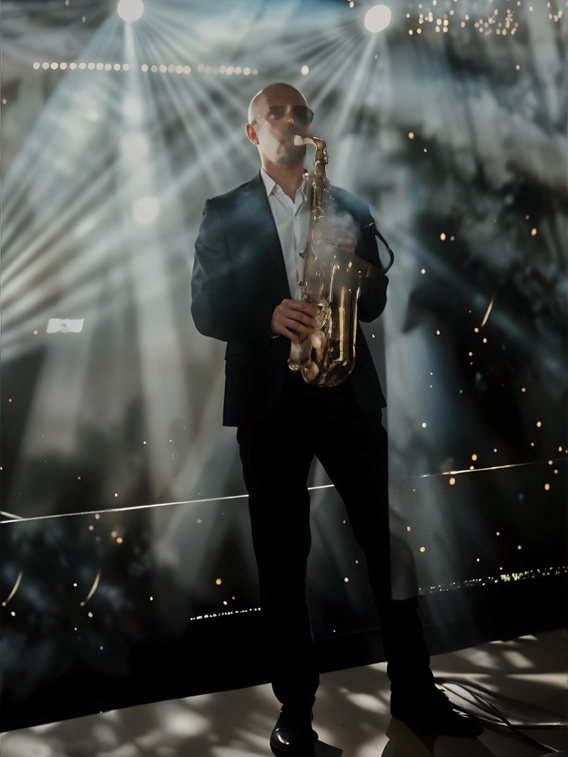 Saxofonista en vivo para eventos